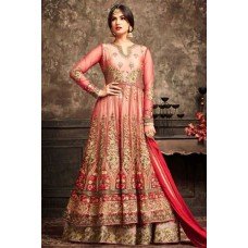 5105 RED MAISHA JAWARIYA WEDDING WEAR BRIDAL LEHENGA